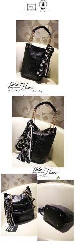 หมดค่ะ กระเป๋าLulu House รุ่น L55-01bl กระเป๋าแฟชั่นเกาหลี เก๋มากๆ ค่ะ ของแท้ 100%